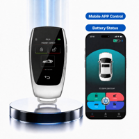Clé de voiture universelle intelligente à écran tactile LCD 4 boutons, démarrage et arrêt du moteur sans clé, anti-perte pour toutes les voitures, vente en gros