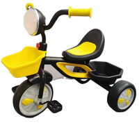 Tricycle pour enfants à 3 roues, jouet à pousser pour bébés de 2 à 3 ans, vélo tricycle pour enfants avec éclairage et musique, vente chaude à prix abordable