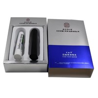 Boîte d'emballage rigide personnalisable en forme de tiroir argentée pour dentifrice, recyclable, impression UV par gravure pour usage cosmétique (multiple)