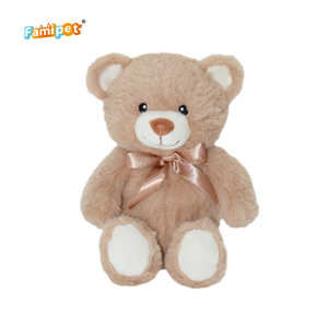 Produsen Famipet grosir mainan boneka hewan boneka boneka beruang Teddy lucu coklat baru - Product Image 3