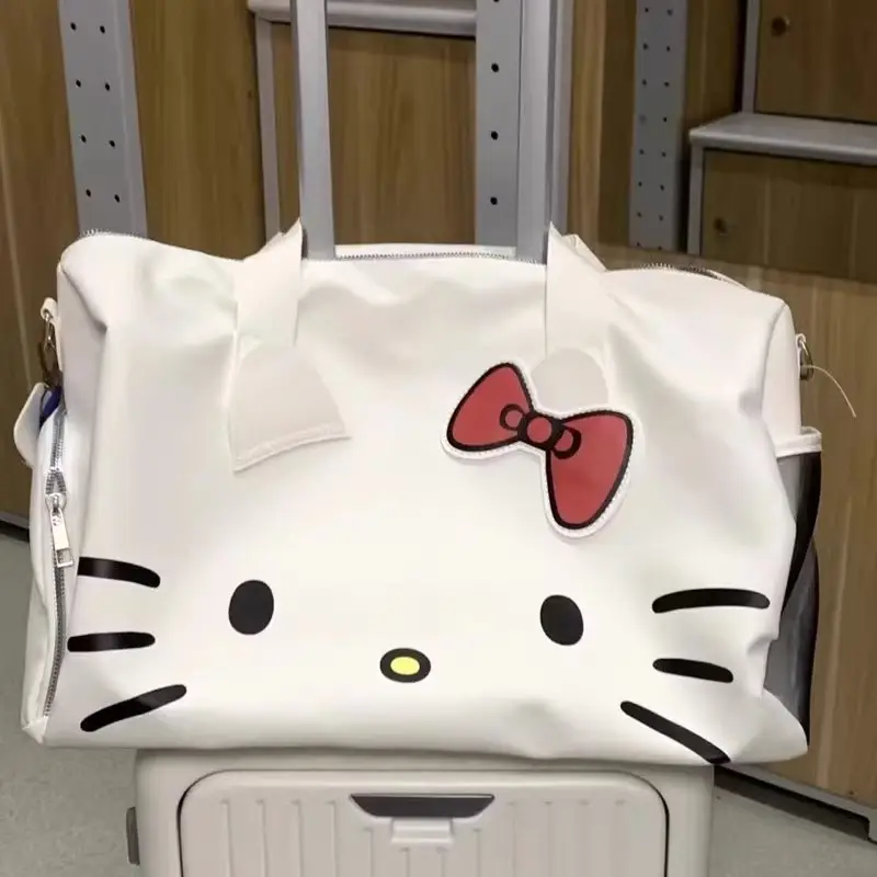 Yeni varış çok fonksiyonlu büyük kapasiteli HK kedi spor çanta kadınlar için çapraz vücut seyahat çantası Kt Nappy bebek taşıyıcı bezi PU çanta