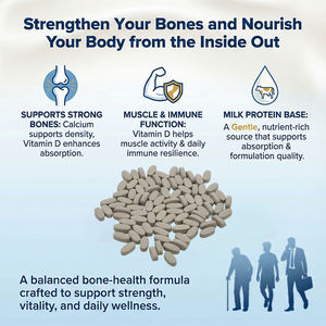 ABD Stoklarında Süt Bazlı <span class=keywords><strong>Protein</strong></span> MBP Kalsiyum Takviyesi Düşük Kemik Yoğunluğu İçin Fabrika Fiyatı - Product Image 2