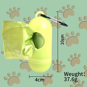 Nueva Riñonera Luminosa para Pasear Perros con Dispensador de Bolsas para Excrementos en Forma de Cápsula, Fluorescente para Halloween - Product Image 6