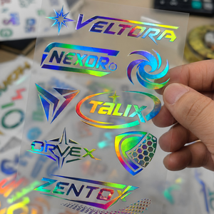 Etiquetas de Logotipo 3D con Transferencia de Calor UV, Lavables, Resistentes a la Decoloración, de PET Suave al Tacto, para Prendas Textiles, Gorras, Ropa Deportiva y Camisetas - Product Image 4