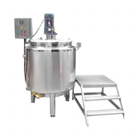 Usine de fabrication de savon liquide DZJX 500L/heure, mélangeur à palettes 200-5000L avec moteur pour la production de crème/shampooing