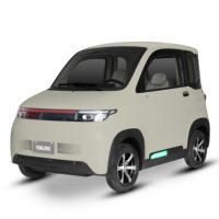 Voiture électrique EEC 4 roues, mini véhicule électrique pour passagers, cabine, 2 places, approuvé pour l'Europe avec certificat COC L6e, prix bas