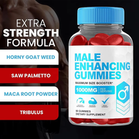 Gomitas Suplementarias para Mejorar el Rendimiento Masculino 6 en 1, Potenciador de Energía y Resistencia para Hombres, con Horny Goat Weed, Tribulus y Maca