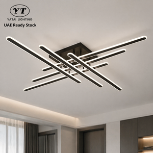 Modern <b>Led</b> Ceiling <b>Light</b> Acrylic Iron Surface Mount Remote Control Dimmable 120W <b>For</b> Living <b>Room</b> Bedroom - Product Image 1