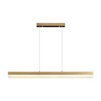 Lustre LED moderne et luxueux à cadre en cuivre rectangulaire et abat-jour en marbre, luminaire de plafond à intensité variable pour villa avec garantie