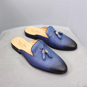 High-End Men's Fashionable Versatile Casual Dress <b>Shoes</b> Oxford Style Genuine Leather <b>Waterproof</b> Autumn <b>Shoes</b> - Product Image 2