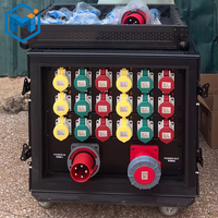 12 voies 18 voies 36 voies Boîte en silicone Équipement de distribution d'énergie pour l'éclairage de scène Affichage LED Armoire de distribution audio