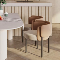 Chaises inclinables italiennes légères de luxe commerciales de café meubles de salon à la maison chaise de salle à manger