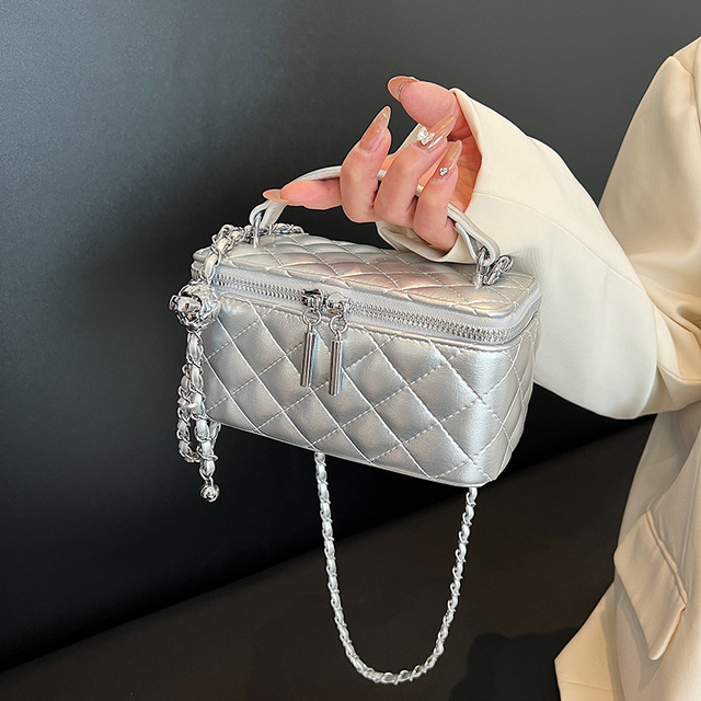 Fashion Diamond Shape Single-shoulder Crossbody Bag New Woman Purses and Handbags Female 2025 Small Square Bags for Women