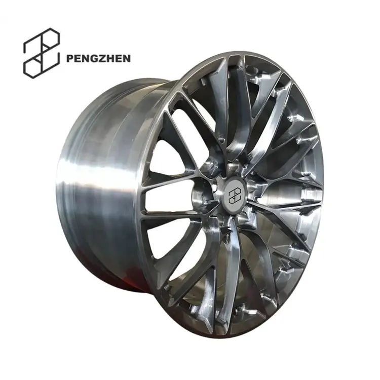 Pengzhen New Arrival New Design 18 19 20 21 22 Inch 5*112 5*120 Forged Monoblock Alloy Car Rims Wheels For Bmw