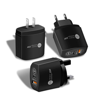 Adaptor Charger USB Type C 2 Port QC3.0 25W PD Berkualitas Tinggi untuk iPhone 14 untuk Pengisian Daya Cepat Ponsel