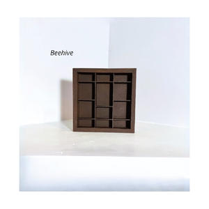 Cabinet de curiosité en bois plateau d'imprimante boîte aux lettres affichage, boîte d'ombre décoration murale armoire Vintage <span class=keywords><strong>tiroir</strong></span> bibelot étagère trésor - Product Image 2