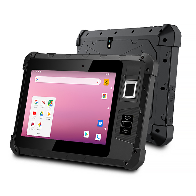 8 Inch IP65 Rugged Android Tablet PC Industrial Android 11.0 4G Lte Biometric Fingerprint Rugged Tablet
