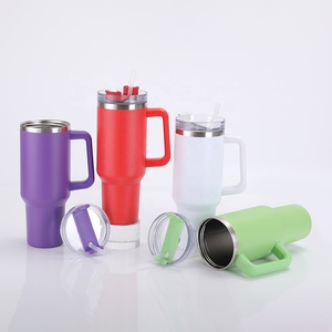 Mug de voyage isotherme <span class=keywords><strong>Stan</strong></span> 1.0 de 40 oz avec poignée, gobelet sous vide en acier inoxydable pour voiture, voyage, anti-fuite - Product Image 3