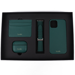 Nouvel ensemble de protection 4-en-1 de luxe en cuir véritable pour iPhone 17 Pro <span class=keywords><strong>XS</strong></span> <span class=keywords><strong>Max</strong></span>, coque antichoc et étui pour <span class=keywords><strong>AirPods</strong></span> - Product Image 6