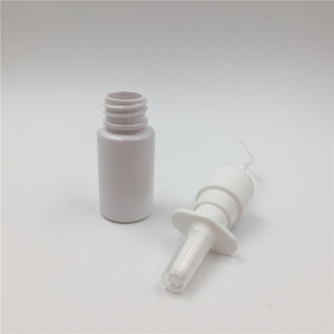 Botella de Spray Nasal Transparente de PET de 10 ml con Pulverizador y Atomizador Nasal Blanco 18/410 - Product Image 6