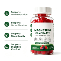Gummies de glycinate de magnésium pour la fatigue, les douleurs musculaires et les spasmes
