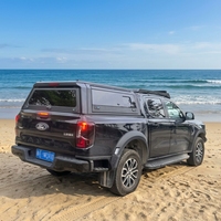 Coque de camping-car électrique articulée en aluminium pour Ford F150 5.5/6.5 pi, sans fenêtre, étanche, pour benne de camion (vente en gros)
