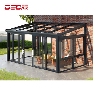 Pérgola de Aluminio para Jardín, Terraza o Patio, con Techo de Cristal, Personalizable, Fabricada en China, para las 4 Estaciones - Product Image 1
