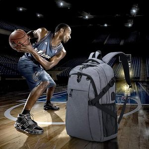 Échantillon gratuit de sac à dos de basket-ball à logo personnalisé pour hommes, nouveau style, sac de sport de basket-ball de football - Product Image 6