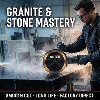 Disque de scie diamanté pour le découpage de rebords de fenêtre en granit, idéal pour les travaux de pierre sur site et l'installation extérieure, avec kit d'outils et boîtes OEM