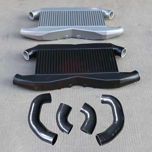 Intercooler entièrement en aluminium personnalisé avec tuyau en silicone pour système de refroidissement Nissan <span class=keywords><strong>GTR</strong></span> R35 - Product Image 3