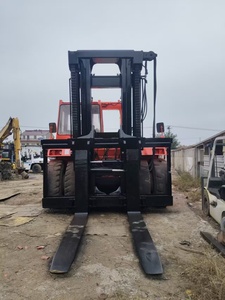 Chariot élévateur à fourche Kalmar d'occasion 45 tonnes avec moteur AC, modèle FD250 FD350 FD450, moteur Volvo, orange, tout-terrain - Product Image 5