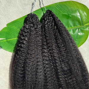 Extensiones de Cabello Humano Natural Sin Procesar, con Cutícula Alineada, Súper Brillante, Liso y Rizado, al por Mayor - Product Image 2