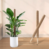 Support de plante Monstera, piquets circulaires en fibre de coco, écologiques et minimalistes, pour plantes d'intérieur, d'extérieur, de jardin et en pot