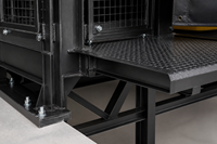 Abri de quai gonflable modulaire pour centre logistique de chargement, en acier au carbone, capacité 10 tonnes, élévateur électrique DH-A, prix usine