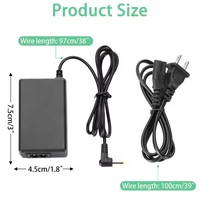 Adaptor Daya AC Universal AS EU UK AU untuk Pengisian Konsol PSP 1000 2000 3000