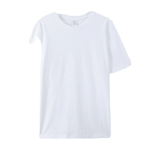 T-shirt unisexe surdimensionné en coton peigné 100 % avec logo personnalisé imprimé, vente en gros de haute qualité - Product Image 3