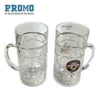 Offre Spéciale – Chope à Bière Classique en Plastique PS de 40 oz – Réutilisable et Transparente pour Bars et Fêtes