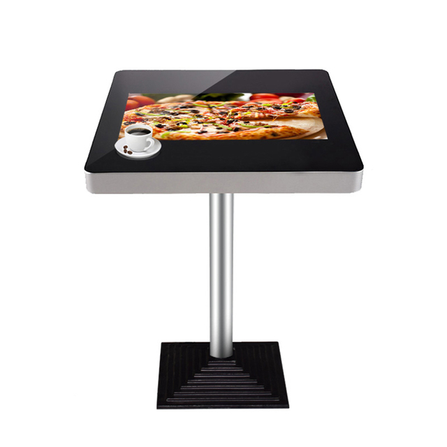 Newest  Indoor Waterproof Restaurant Self Service Ordering Touch Table Kiosk Digital Signage and Displays