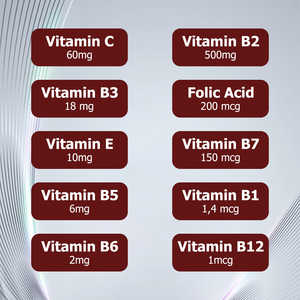 Comprimés effervescents multivitaminés en direct d'usine avec vitamine C pour soutenir l'immunité et l'énergie, saveur orange - Product Image 2