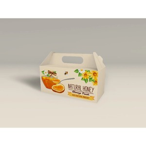 Corrugated cardboard box, <b>baking</b> box, cardboard box, food container, holiday gift box, honey gift box, customizable - Product Image 1