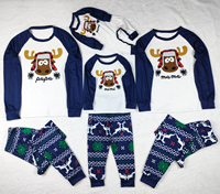 Pyjamas de Noël en gros pour la famille, pyjamas de Noël Père Noël, vêtements de nuit pour femmes, grenouillères pour bébés