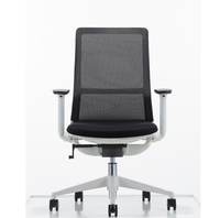 Chaise de bureau en maille à dossier haut réglable, chaise de bureau de direction d'ordinateur