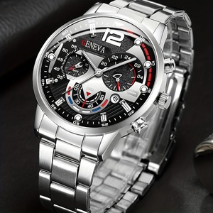 Montre pour homme pour le commerce extérieur, vente chaude transfrontalière, montre pour homme d'affaires, style chinois classique, montre pour homme avec bracelet en acier, quartz - Product Image 3