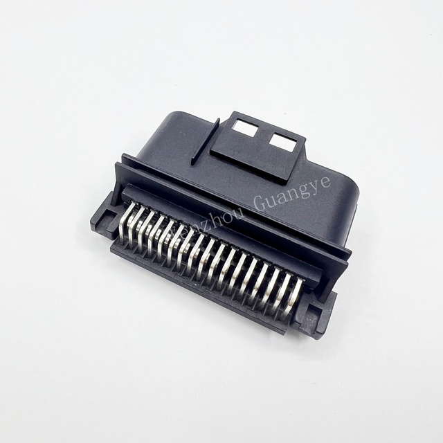 MX23A34NF1 34-Pin Automotive PCB Solder Board Horizontal ECU Wire Harness Connector Plug Socket Bending Pin Seat Auto Connectors