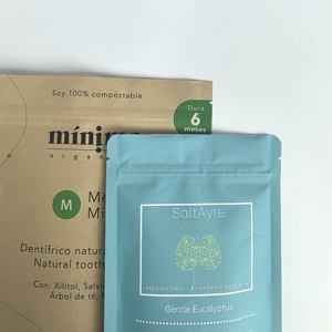 Eco Friendly Biodegradable Custom <b>Log</b> Multi-Size Food Safe <b>Stand</b> Up Pouch for Packaging - Product Image 3