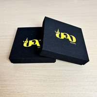 Top Grade Papel Papelão Personalizado Quadrado Presente Cor Cetim Jóias Fragrância Caixa De Embalagem Tampa e Caixa Base