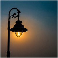 Lampe suspendue Netta Light AU5831A LED, pièces de réverbère de performance lumière urbaine lampadaires traditionnels éclairage suspendu