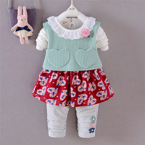 Ensemble jupe et crop top pakistanais pour bébé fille, motif jupe, provenant du marché de gros chinois - Product Image 1