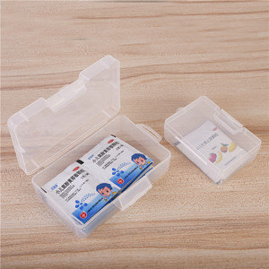 Mini caja organizadora de plástico transparente <span class=keywords><strong>Rectangular</strong></span>, contenedores con tapas con bisagras para artículos pequeños y otros proyectos de artesanía - Product Image 4