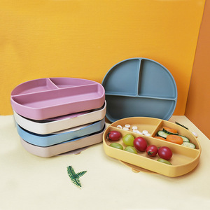 Plato <span class=keywords><strong>de</strong></span> Silicona <span class=keywords><strong>de</strong></span> Grado Alimenticio, Seguro, Lavable, Plato <span class=keywords><strong>de</strong></span> Cena Portátil, Tazón para Bebé, Vajilla Infantil - Product Image 6